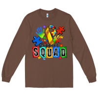 Chestnut softball support squad autism Long Sleeve Tee - Zillion Design Studio