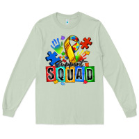 Matcha softball support squad autism Long Sleeve Tee - Zillion Design Studio