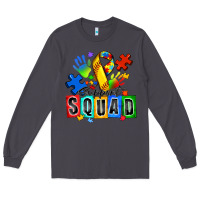 Smoke softball support squad autism Long Sleeve Tee - Zillion Design Studio