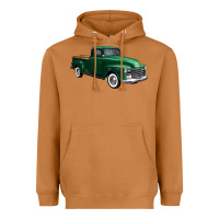 Meerkat western green truck right 34 view 1 Heavyweight Hoodie - FaDigitalArtStudio