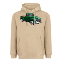 Mushroom western green truck right 34 view 1 Heavyweight Hoodie - FaDigitalArtStudio
