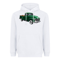 White western green truck right 34 view 1 Heavyweight Hoodie - FaDigitalArtStudio