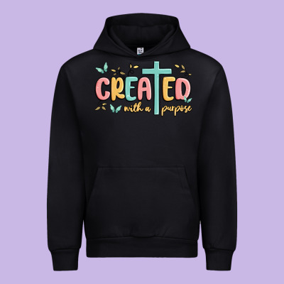 Created With A Purpose Urban Hoodie Designed By Maliassmallbusiness