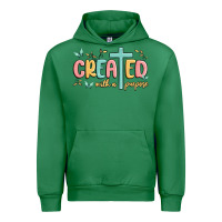 Emerald created with a purpose Urban Hoodie - MaliasSmallBusiness
