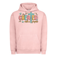 Pigment Salmon created with a purpose Urban Hoodie - MaliasSmallBusiness