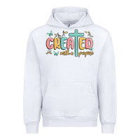 White created with a purpose Urban Hoodie - MaliasSmallBusiness
