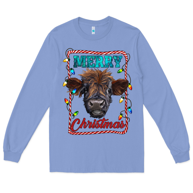 Merry Christmas Calf Long Sleeve Tee by RanaPortraitStore | Teevron