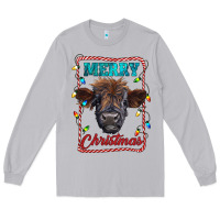 Moon Dust Merry Christmas Calf Long Sleeve Tee - RanaPortraitStore