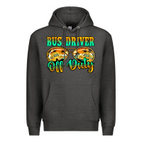 Charcoal Heather bus driver off duty Premium Hoodie - Jasminsmagicworld