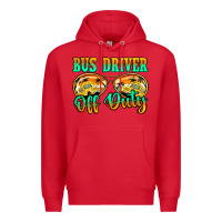 Red bus driver off duty Premium Hoodie - Jasminsmagicworld