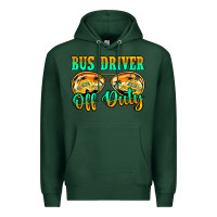 Sports Green bus driver off duty Premium Hoodie - Jasminsmagicworld