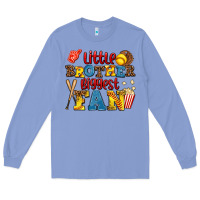 Colony Blue little brother biggest fan Long Sleeve Tee - AdoDesignShop