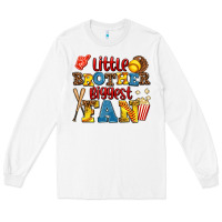 White little brother biggest fan Long Sleeve Tee - AdoDesignShop