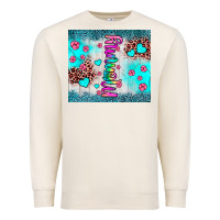 Mommy Leopard Turquoise Premium Sweatshirt | Teevron