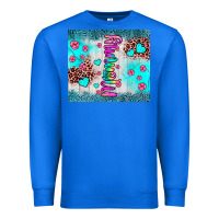 True Royal mommy leopard turquoise Premium Sweatshirt - JahusDesignShop