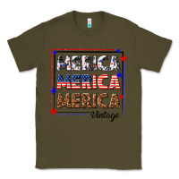 Army Green merica merica merica vintage Classic Tee - texasbilliewilder