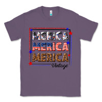 Lavender merica merica merica vintage Classic Tee - texasbilliewilder