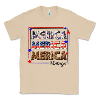 Mushroom merica merica merica vintage Classic Tee - texasbilliewilder