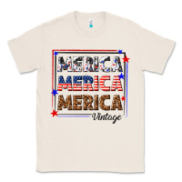 Natural merica merica merica vintage Classic Tee - texasbilliewilder