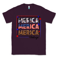 Plum merica merica merica vintage Classic Tee - texasbilliewilder