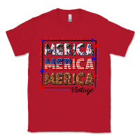 Red merica merica merica vintage Classic Tee - texasbilliewilder