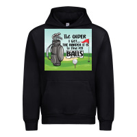 Black funny golf Urban Hoodie - MaliasSmallBusiness