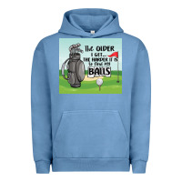 Pigment Pebble Blue funny golf Urban Hoodie - MaliasSmallBusiness