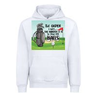 White funny golf Urban Hoodie - MaliasSmallBusiness