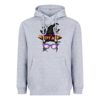 Heather Grey witchy mini Heavyweight Hoodie - RacoonDesign