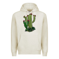 Oatmeal Heather cactus Premium Hoodie - Jasminsmagicworld