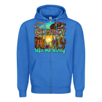True Royal cowboy take me away Zipper Hoodie - Zillion Design Studio