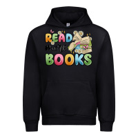 Black read more books Urban Hoodie - MaliasSmallBusiness