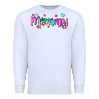 White mommy Premium Sweatshirt - JahusDesignShop