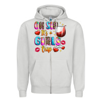 Dove Grey oh sip its a girls Zipper Hoodie - texasbilliewilder