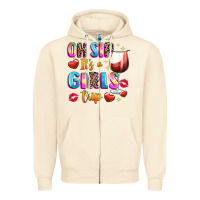 Sandshell oh sip its a girls Zipper Hoodie - texasbilliewilder