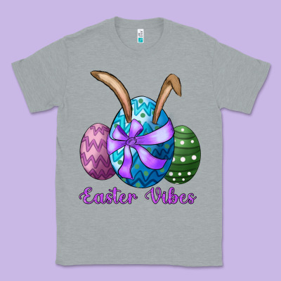 Classic Tee easter bunny ear eggs easter vibes