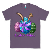 Lavender easter bunny ear eggs easter vibes Classic Tee - RanaPortraitStore