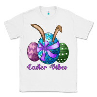 White easter bunny ear eggs easter vibes Classic Tee - RanaPortraitStore
