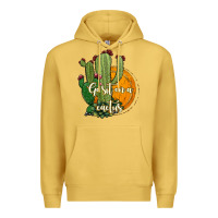 Antique Gold cactus go sit on a cactus Premium Hoodie - Jasminsmagicworld