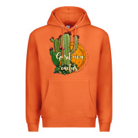 Carrot cactus go sit on a cactus Premium Hoodie - Jasminsmagicworld