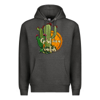 Charcoal Heather cactus go sit on a cactus Premium Hoodie - Jasminsmagicworld