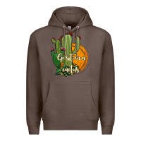 Coffee cactus go sit on a cactus Premium Hoodie - Jasminsmagicworld