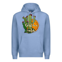 Colony Blue cactus go sit on a cactus Premium Hoodie - Jasminsmagicworld