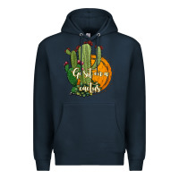 Navy cactus go sit on a cactus Premium Hoodie - Jasminsmagicworld