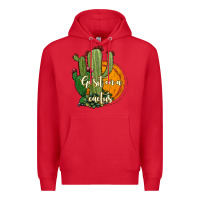 Red cactus go sit on a cactus Premium Hoodie - Jasminsmagicworld