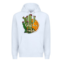 White cactus go sit on a cactus Premium Hoodie - Jasminsmagicworld