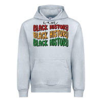 Heather Grey i am black history Urban Hoodie - MaliasSmallBusiness