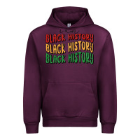 Mauve Wine i am black history Urban Hoodie - MaliasSmallBusiness