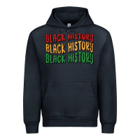 Navy i am black history Urban Hoodie - MaliasSmallBusiness
