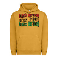 Pigment Peanut Butter i am black history Urban Hoodie - MaliasSmallBusiness